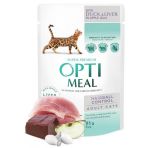 Optimeal 85 gr Hairball Control Elmalı Ördekli ve Ciğerli Kedi Konservesi