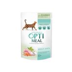 Optimeal 85 gr Havuç Jöleli Tavşanlı Kedi Konservesi