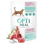 Optimeal 85 gr Sensitive Digestion Kuzu Etli Ve Hindili Tahilsiz Kedi Konservesi