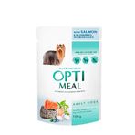 Optimeal Sos İçinde Somonlu ve Yaban Mersinli 100 gr Yetişkin Köpek Konservesi
