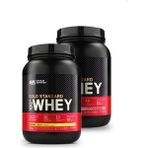 Optimum 908 gr Nutrition Gold Whey Muzlu Protein Tozu+908 gr Nutrition Gold Whey Çilekli Protein Tozu