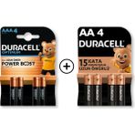Optimum Aaa Alkalin Ince Kalem Pil 4’lü Paket + Aa Alkalin Kalem Pil 4'lü Paket