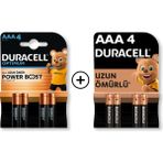 Optimum Aaa Alkalin Kalem Pil 4’lü Paket + Aaa Alkalin Kalem Pil 4' Lü Paket