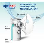 Optinell Yetişkinler ve Çocuklar Için Şarj Edilebilir ve Taşınabilir Mesh Nebulizatör