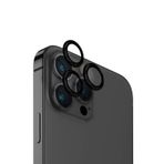 Optix Lens Koruyucu iPhone 15 Pro ile Uyumlu (Siyah)