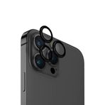 Optix Lens Koruyucu iPhone 15 Pro Max ile Uyumlu (Siyah)