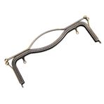 Öpücük tokası Kilidi, DIY el çantası yapımı Için Metal çanta çerçevesi, Vintage öğelerle, çantalar Için 30 X 12cm yaratıcı Tasarım, çanta,