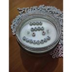 Opulent Accessories Gizli Mesajli Kavanoz Mum, Anneler Günü, Doğum Günü, Sevgiliye Not,sürpriz Notlu Kavanoz Mum - Beyaz