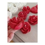 Opulent Accessories Gül Mum 12 Adet, Düğün,Nişan,Doğum Günü,Bebek Mevlüdü,Hac,Umre,Söz,Nikah,Kına Hediyelik Mum