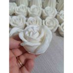 Opulent Accessories Gül Mum 12 Adet, Düğün,nişan,nikah,kına ,söz,hac,umre,bebek Mevludu,doğum Günü Hediyelik Mum - Beyaz