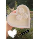 Opulent Accessories Kalp Mum, Beton Kalp Mum, Öğretmenler Günü Hediyesi,sevgililer Günü Hediyesi, Anneler Günü Hediyesi, Hediyelik Dekoratif Mum, Yeni Iş Hediyesi,yeni Ev Hediyesi, Arkadaşa Hediye - Beyaz
