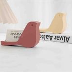Opulent Accessories Kuş Kartvizitlik Açık Sarı Renkli Hediyelik Dekoratif 1 Adet Masaüstü Telefon Tutucu
