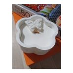 Opulent Accessories Papatya Tabak Mum Kelebekli Ahşap Çıtalı, Dekoratif Mum, Anneler Günü Hediyelik Mum