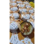 Opulent Accessories Teneke Kutu Tedyy Mum15Adet,Yenidogan Hediyelik,Bebek Mevlüt,Sünnet,Biryaş Partisi Hediyelik Mum