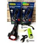 Or-2210-Tg Alüminyum Alaşımlı Şarj Edilebilir Taktik El Feneri - 1000 Watt 6000 Lümen, 1 Km Menzilli