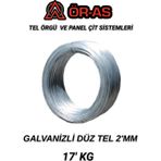 Ör-As Tel Örgü Galvanizli Tel - 17 Kg - 2Mm - Bağlama Teli Paslanma Yapmaz