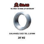 Ör-As Tel Örgü Galvanizli Tel -20 Kg - 2.20 Mm - Bağlama Teli Paslanma Yapmaz