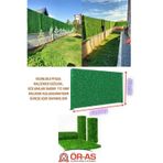 ÖR-AS TEL ÖRGÜ & PANEL ÇİT SİSTEMLERİ Çim Çit Örgü Telli Bahçe Çiti 120 cm x 6 Mt