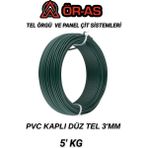 Ör - As Tel Örgü & Panel Çit Sistemleri Galvanizli Tel - 5 Kg - 2 mm - Bağlama Teli Paslanma Yapmaz - 5-kğ