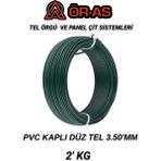 Ör - As Tel Örgü & Panel Çit Sistemleri Pvc - Kaplı Düz Tel - 3.5 mm Kalınlık (- 2 - Kg -) - 1-Adet