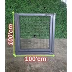 Ör - As Tel Örgü & Panel Çit Sistemleri Tel Çit Kapı - Dar Delikli Tel Kapısı (- 100 cm Yükseklik x 100 cm Eni -)-Antrastik - Gri - Antrasit - Gri