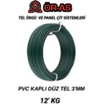 Ör-As Tel Örgü Pvc Kaplı Düz Tel 3 mm Kalınlık 12 Kg - 1-Adet