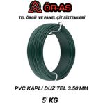 Ör-As Tel Örgü Pvc - KaplıDüz Tel - 3.5 Mm Kalınlık(- 5 - Kg -)