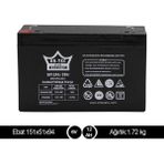 Or-Tec 6V 12Ah Plus Battery Serisi Soğuk Hava Dayanıklı Bakımsız Kuru Tip Motosiklet Aküsü