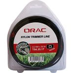 Orac 3,50 mm 36 mt Kare Siyah Tırpan Misinası