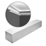 Orac köşe çıtaları CX190-box-2 U PROFİLLER 200 cm x 3 cm x 2 cm ekstrüde polistirenden (HDPS) astarlanmış 2 çıta / 4 m