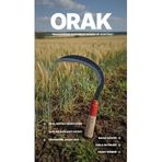 ORAK: Ahşap Saplı Karbon Çelik Bahçe Orağı 30 cm, Oval Kesici, Ot Temizliği & Hasat Ekin Bıçağı