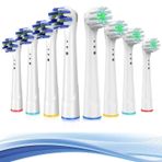 Oral B Braun için Yedek Diş Fırçası Başlıkları, 8'li Paket Profesyonel Elektrikli Diş Fırçası Başlıkları, Hassas Temiz Fırça Başlıkları Oral-B 7000/Pro 1000/9600/5000/3000/8000 ile Uyumlu (8 paket)