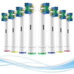 Oral B Braun için Yedek Diş Fırçası Başlıkları, FHADAY Profesyonel Elektrikli Diş Fırçası Başlıkları, Hassas Temiz Fırça Başlıkları Yedek Oral-B 7000/Pro 1000/9600/ 5000/3000/8000 (8 Paket) ile Uyumlu