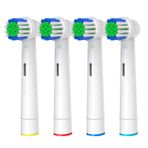 Oral-B Braun ile uyumlu yedek diş fırçası kafaları, 4 adet profesyonel elektrikli diş fırçası kafaları fırça kafaları oral B yedek başlıklar için yedek kafalar yedek başlıklar yedek Pro
