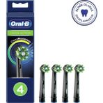 Oral-B Cleanmaximiser Crossaction Diş Fırçası Yedek Başlığı Siyah 4 Lü Beyazlatıcı Özellikli