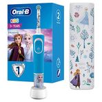 Oral-B Çocuk Şarjlı/Elektrikli Diş Fırçası Frozen D100 + Seyahat Kabı Özel Seri