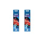 Oral-B Çocuklar Için Yedek Başlık Extra Yumuşak 2'Li Cars 2 Paket 2 Adet