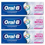 Oral-B Complete 7 Ekstra Beyaz 3x75 ml Diş Macunu