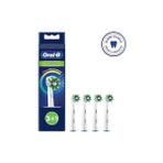 Oral-B Cross Action Orta Sert Diş Fırçası Yedek Başlık 4'lü Set Beyaz Tüm Elektrikli Modellerle Uyumlu