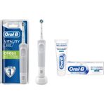 Oral-B Cross Action Şarjlı Diş Fırçası + Oral-B Diş Macunu Pro Original