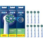 Oral-B Cross Action Şarjlı Diş Fırçası Yedek Başlığı 9 Adet - Renkli