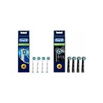 Oral-B Cross Action Ve Cross Action Black Yedek Başlık 4'lü