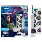 Oral-B D100. Oral-B D100 Vitality Lightyear Özel Seri Çocuklar İçin Ekstra Yumuşak Şarj Edilebilir Diş Fırçası Seyahat Kabı