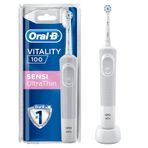 Oral-B D100 Vitality Sensi UltraThin Beyaz Şarjlı Diş Fırçası