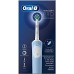 Oral-B D103 Vitality Pro Şarjlı Diş Fırçası Mavi Ekstra Yumuşak Fırça Kılı ile Derin Temizlik - Gri