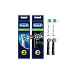 Oral-B Diş Fırçası Yedek Başlığı Cross Action 2'li+ Yedek Başlığı Cross Action Siyah 2'li