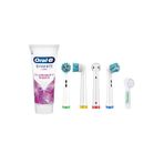Oral-B Diş Macunu - Oral B Uyumlu Diş Fırçası Yedek Başlığı (4 Adet Muadil Cross Action) + 1 Adet Kapak