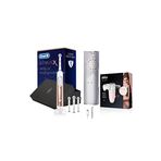 Oral-B Genius X Aı Luxury Rosegold Şarj Edilebilir Diş Fırçası+Braun Bakım Kiti