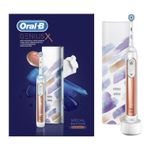 Oral-B Genius X Al Art Of Brushing Şarj Edilebilir Diş Fırçası+Roze Altın Seyahat Kabı