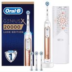 Oral-B Genius X Luxe Edition Yapay Zeka Destekli Şarj Edilebilir Diş Fırçası Rosegold + 3 Yedek Başlık + Seyahat Kabı